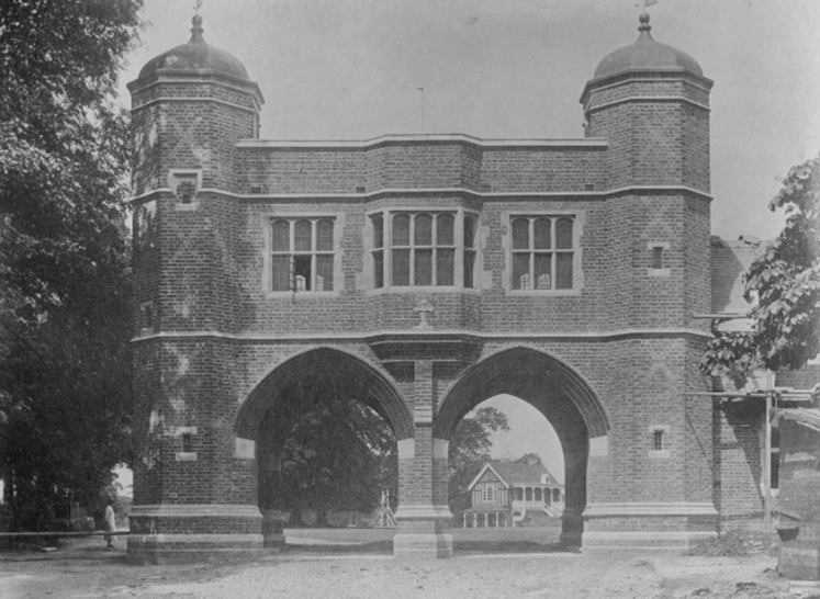 Radley College Memorial Arch in 1922 from Radley College War Memorial