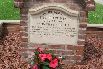 Ceremonies on the Somme: Houston Wallace and Nine Brave Men Memorials Bazentin