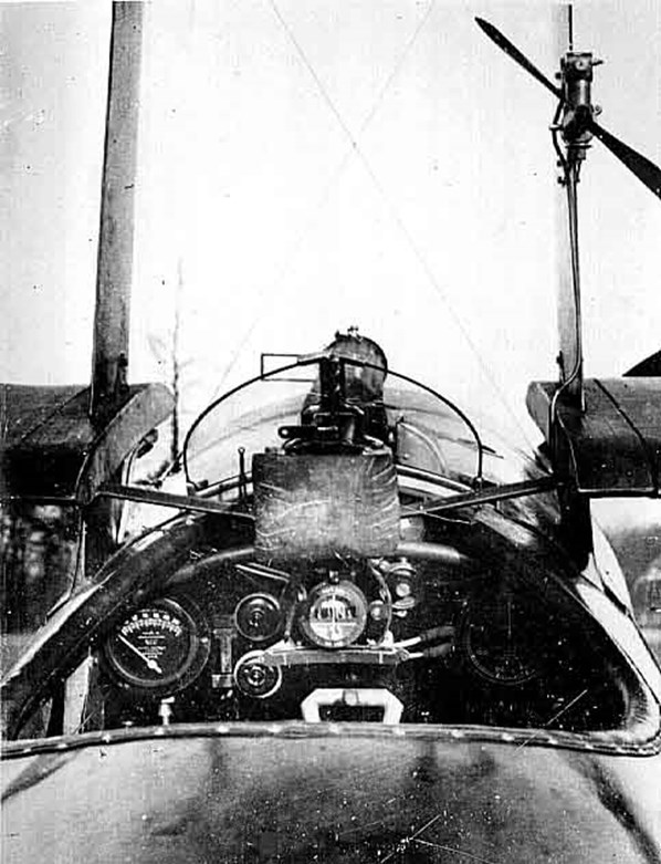 The Cockpit Of A Sopwith Triplane.