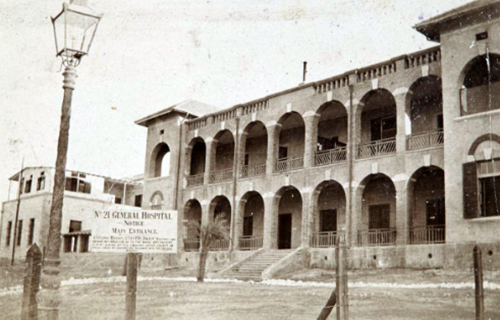No 15 General Hospital in the former Abbasieh School at Alexandria