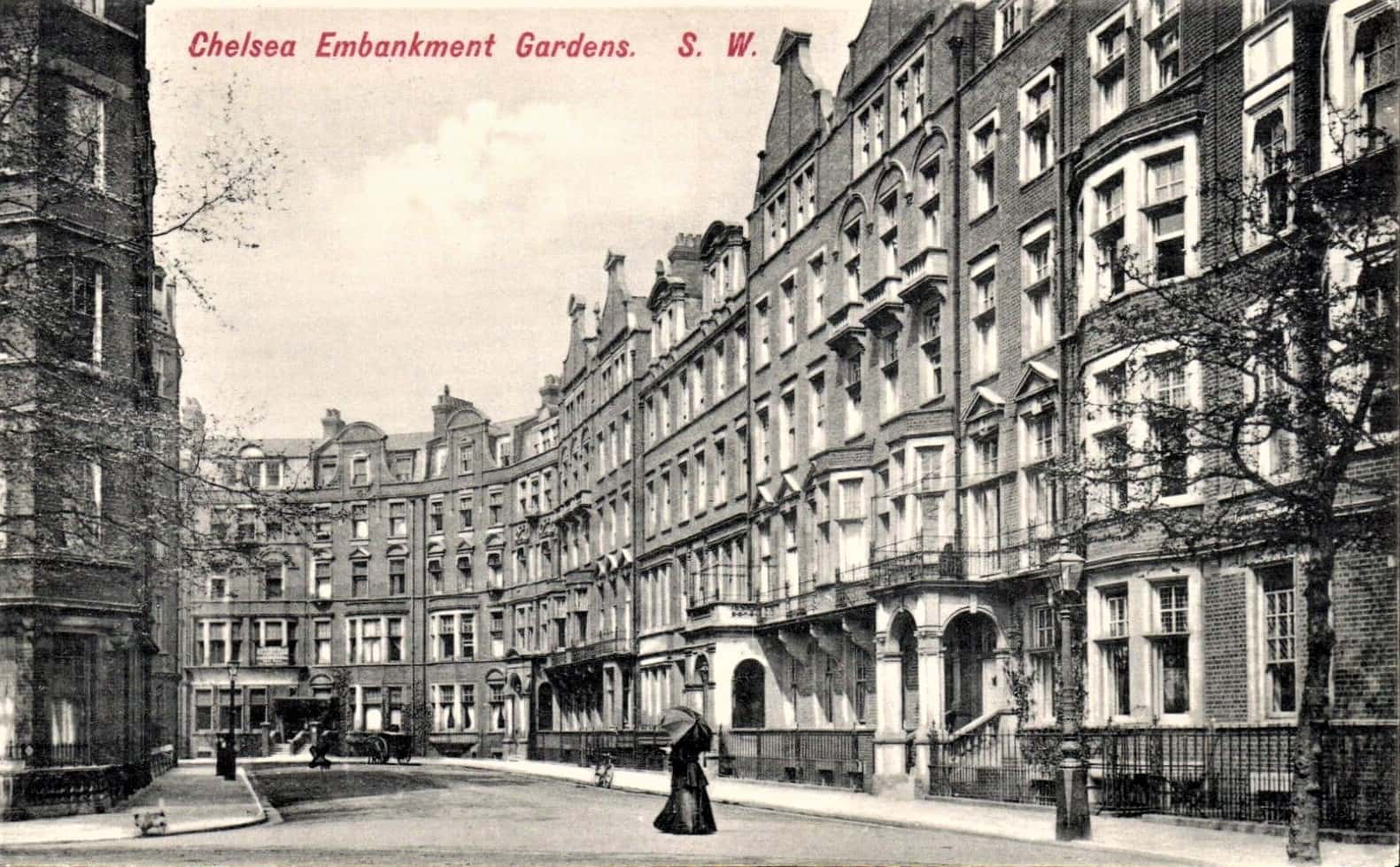 Chelsea Embankment Gardens 1907 (Courtesy Parishmouse Family History)