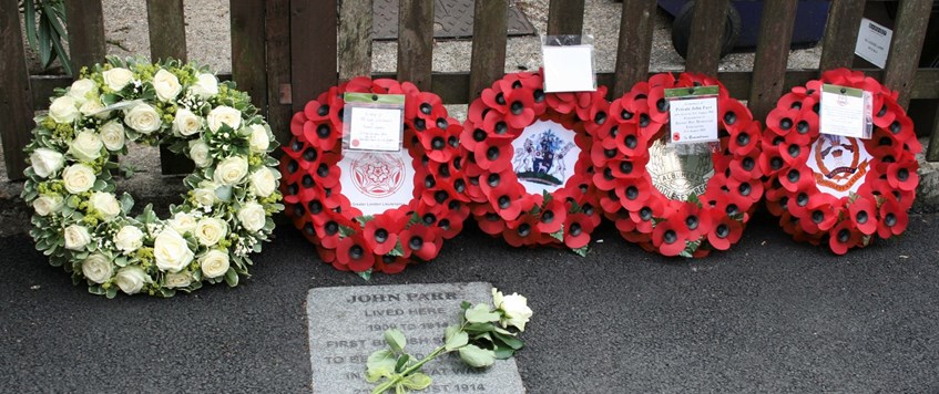 'Private John Parr of the Middlesex Regiment- the First British Soldier killed on the Western Front' a talk by Mick Crick