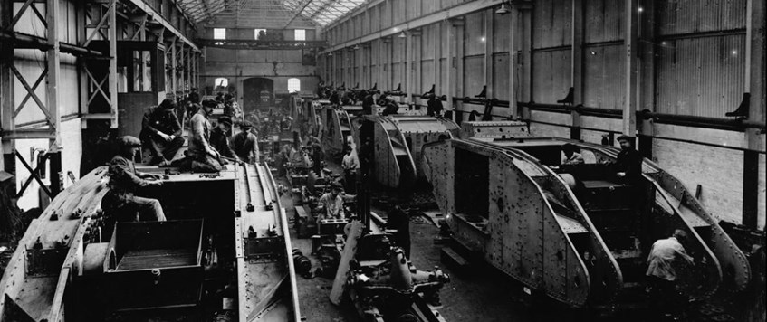 'Tank Production in the First World War' with Gwyn Evans