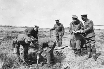 'Uncovering the dead 1919-1939' a talk by Dr Peter Hodgkinson