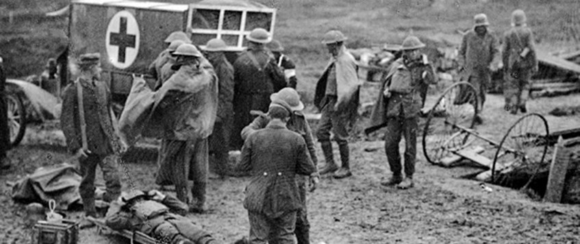 An Ambulance at Arras – Alistair Hollington