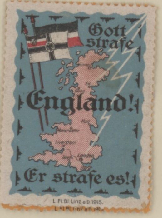 Gott Strafe England Stamp