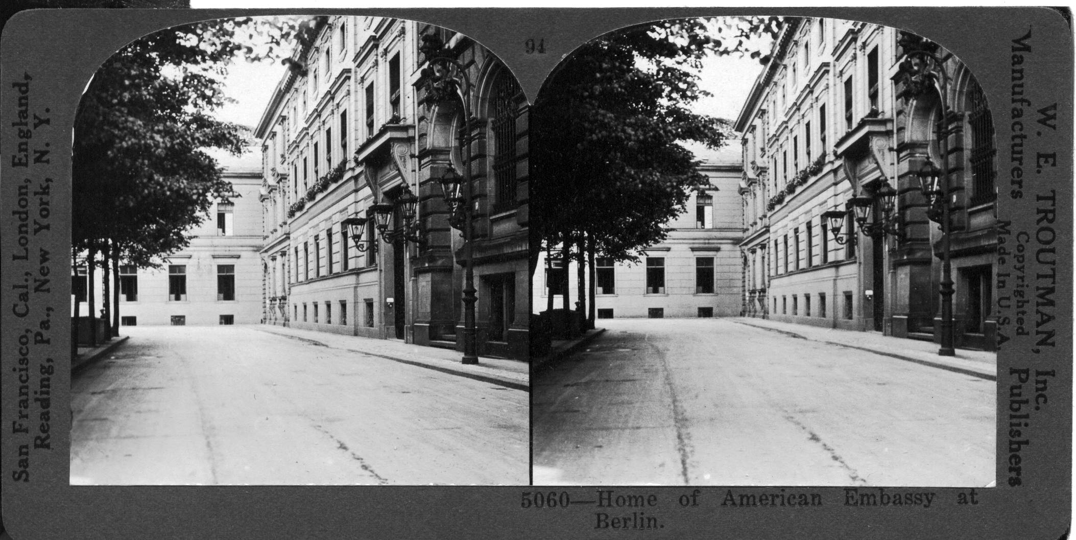 Home of American Embassy at Berlin