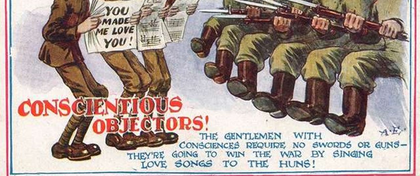 'British Conscientious Objectors' a talk by Prof Lois Bibbings