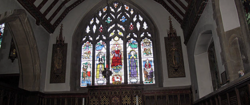 Commemoration of the 29th Division in the First World War in the Gallipoli Chapel, Holy Trinity Church, Eltham