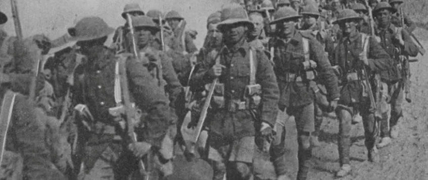 The Staffords at Gallipoli in North Persia, Italy and Mesopotamia