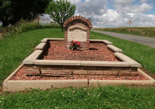 The Nine Brave Man memorial (from an old photograph)