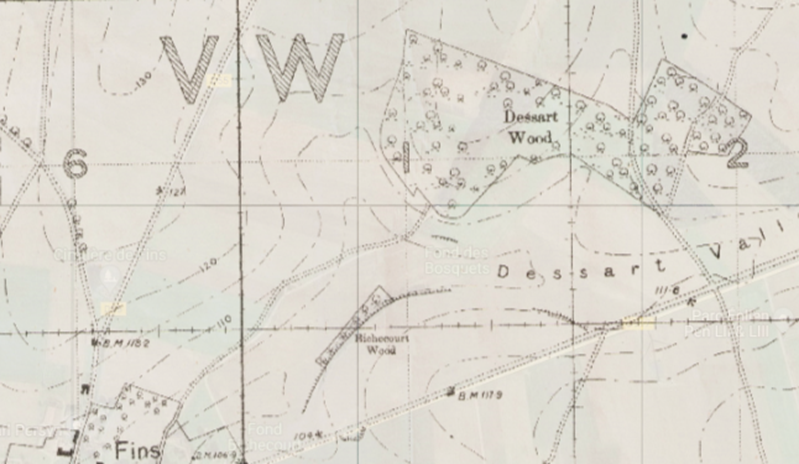 Dessart Wood identified using TrenchMapper (c) IWM WFA 2024