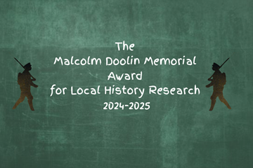 Announcing the launch of The Malcolm Doolin Memorial Award for Local History Research 2024-2025
