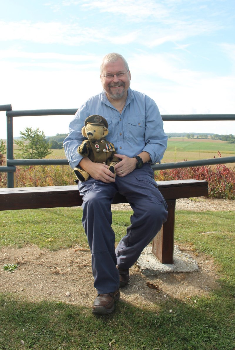 Chris At The Butte De Warlencourt (With Kyle)