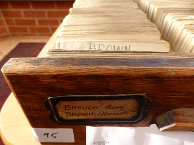 Pension Cards In Alphabetical Order