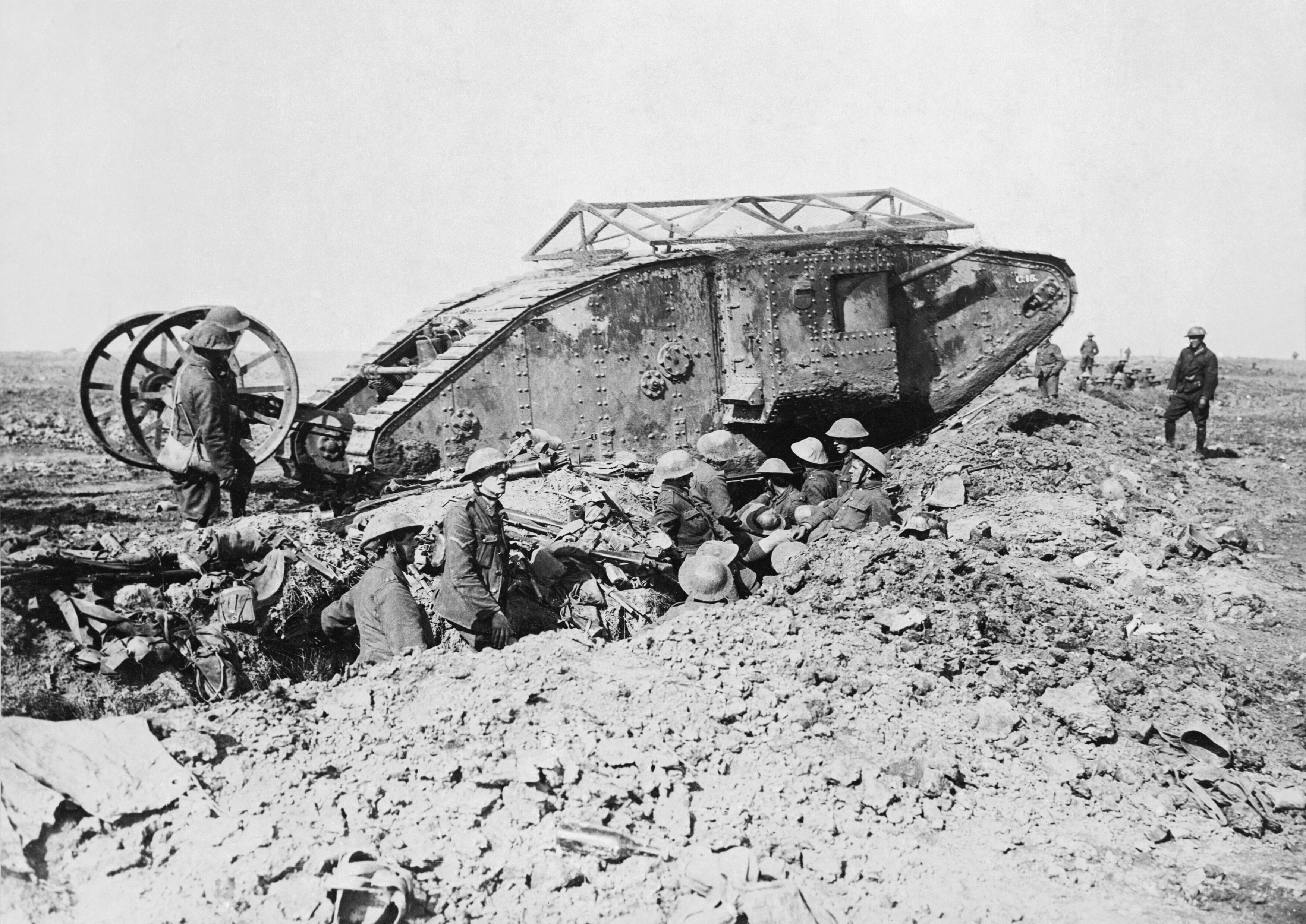 British Mark I Male Tank Somme 25 September 1916