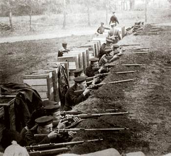 Sailors Of The Royal Naval Division During The Defence Of Antwerp, 1914