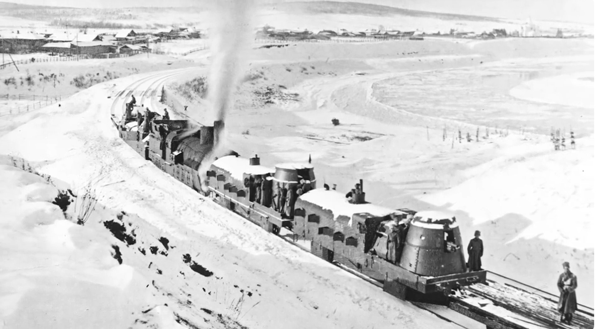 Armoured Train On The Trans Siberian Railway
