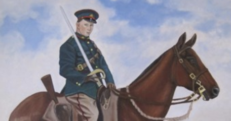 Arthur Boyle On Horseback Painting