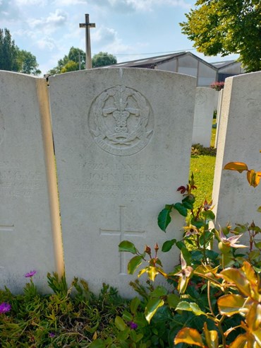 The Headstone Of John Evers