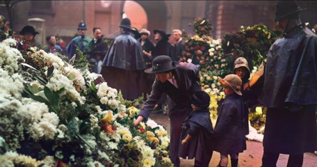 The Unknown Warrior And The Grieving Widow