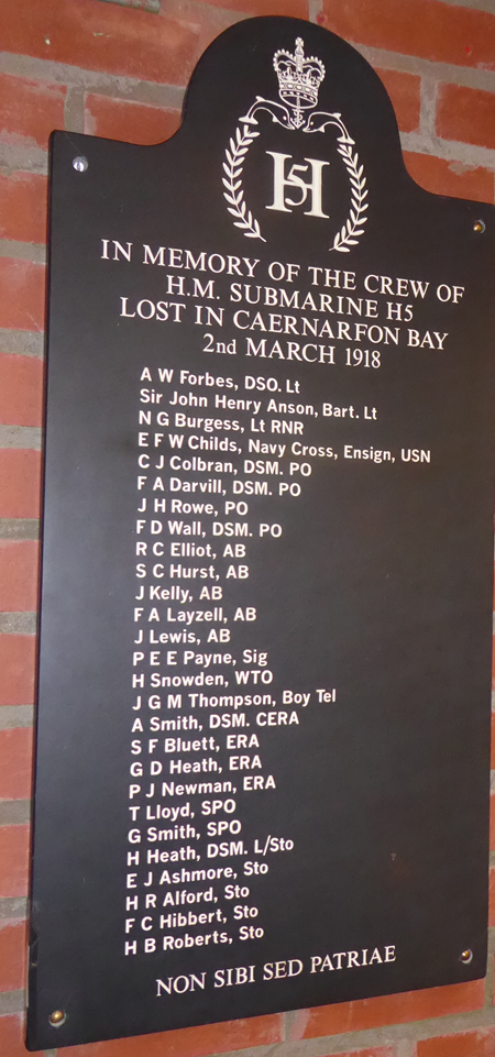 Memorial At Holyhead Maritime Museum, Anglesey