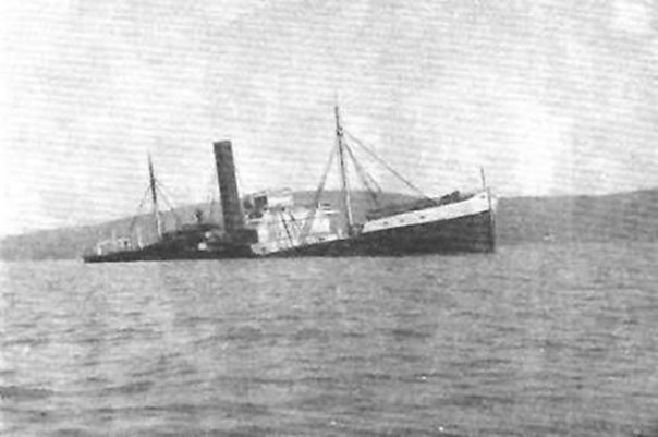 The Sinking HMS Farnborough, After Her Victory Over U 83