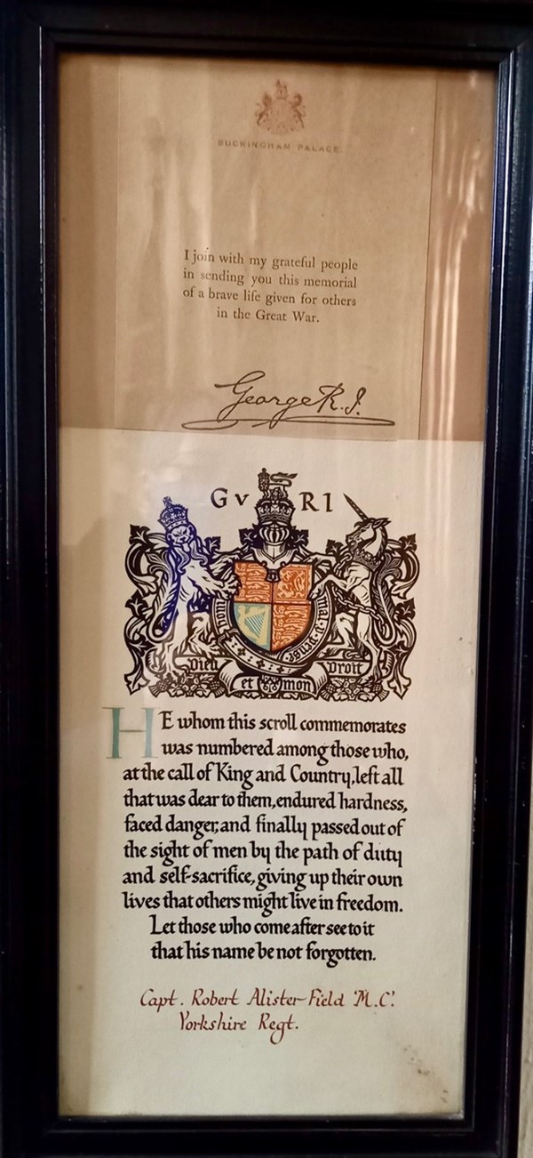 Robert Alister Field Scroll