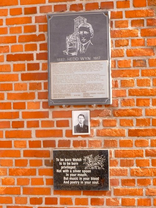 Commemorative Plaque Near Artillery Wood Cemetery