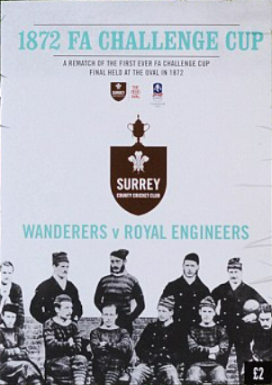 The Wanderers V Royal Engineers Match Programme 1872