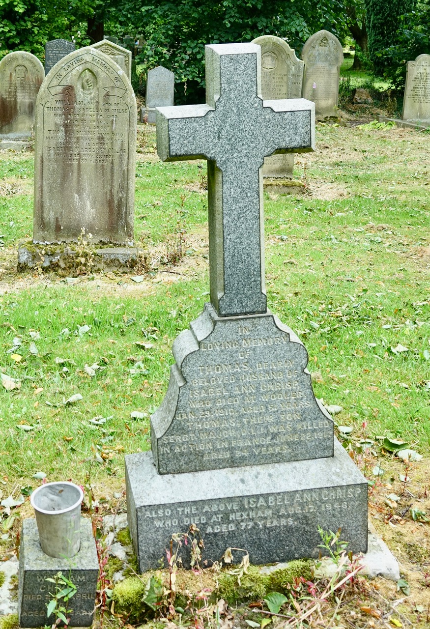 Chrisp T 1917 Headstone