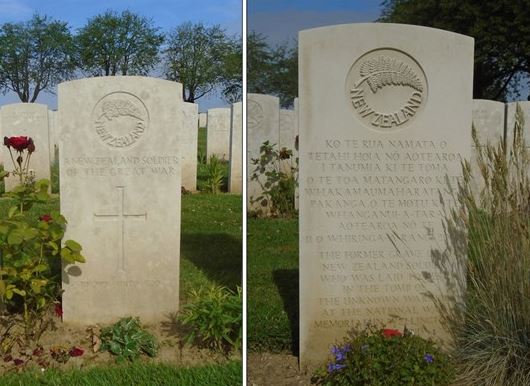 New Zealand Unknown Warrior's Headstone