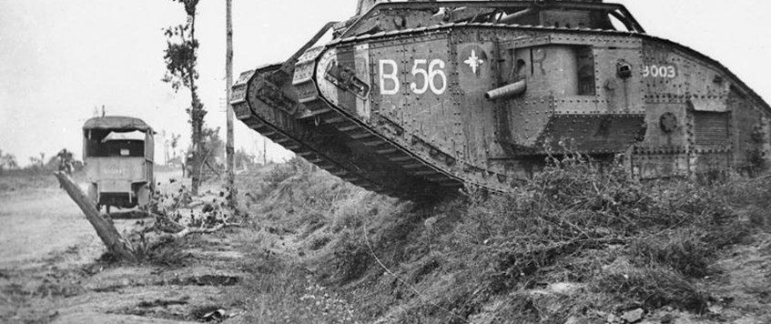 The Long & Arduous Road to Victory - the Tank Corps from Cambrai to the Armistice by Geoffrey Vesey Holt