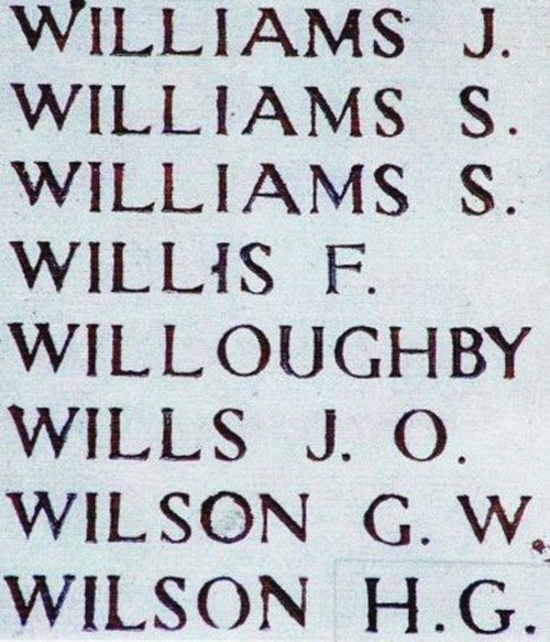 His Name On The Menin Gate Memorial To The Missing