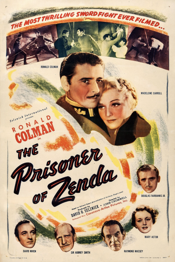 The Prisoners Of Zenda Poster
