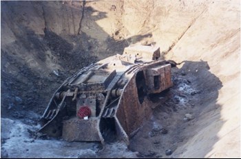 Tank At Flesquieres Hill Military Cemetery
