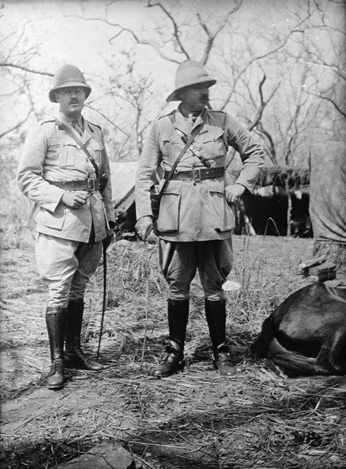 Sir Jacob van Deventer (on the right facing away from the camera)