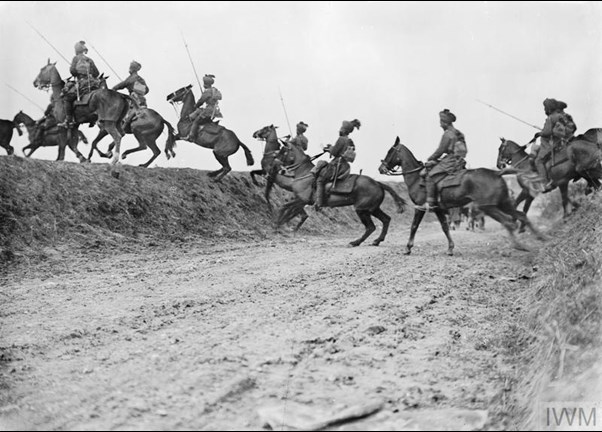 9Th Hodson's Horse Near Vraignes, April 1917. IWM Q 2062