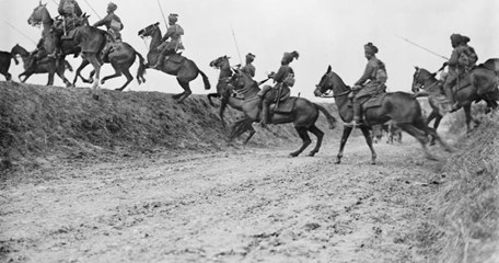9Th Hodson's Horse Near Vraignes, April 1917. IWM Q 2062