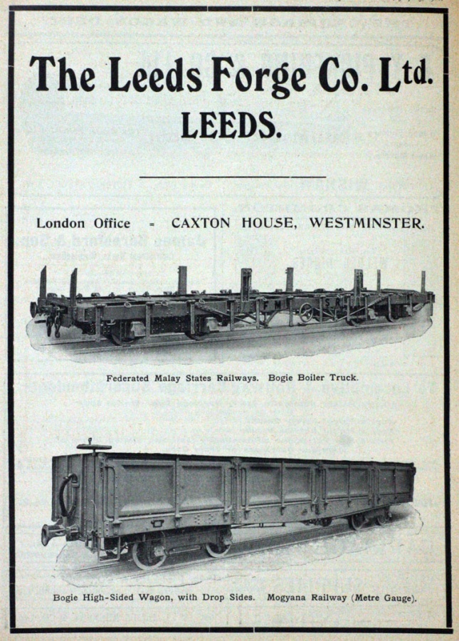 The Leeds Forge Company, Leeds 1908