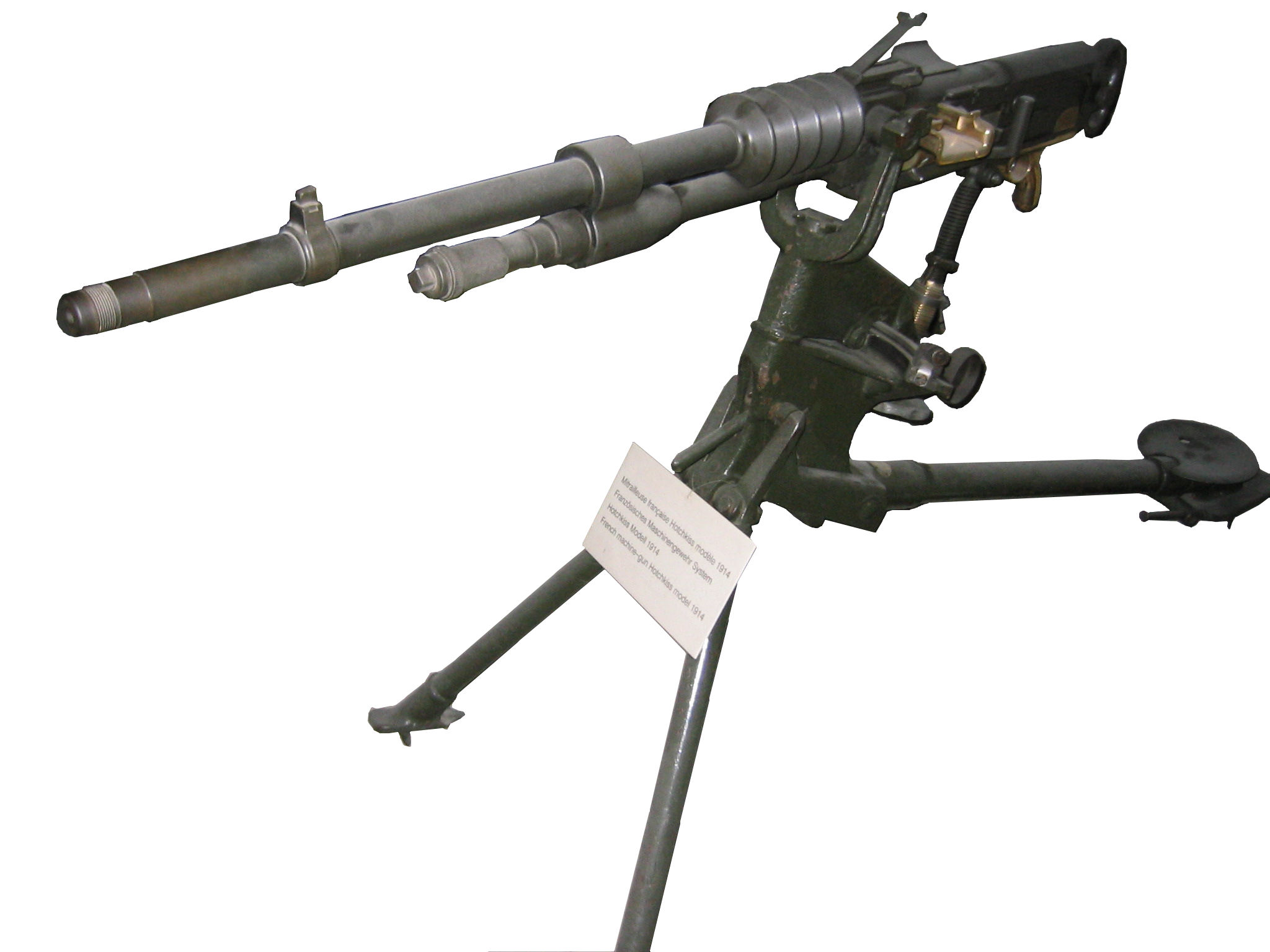 French Machine Gun Hotchkiss Model 1914
