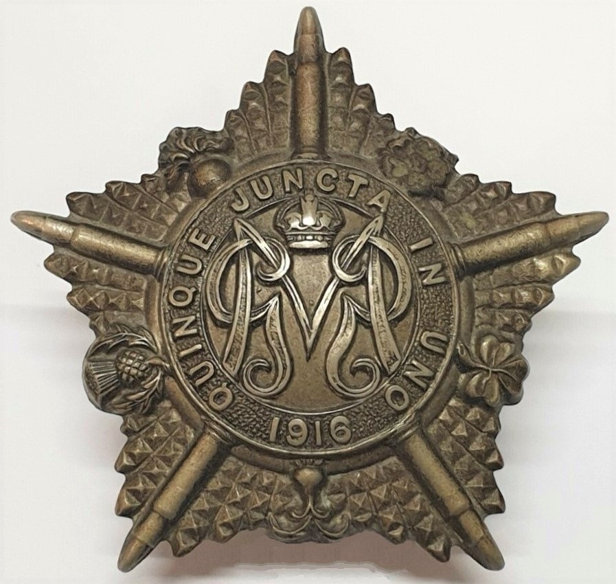 Guards Machine Gun Battalion Cap Badge, 1916
