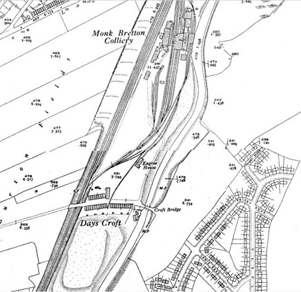 Monk Bretton Colliery Map