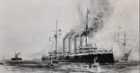 'HMS Good Hope' By William Lionel Wyllie