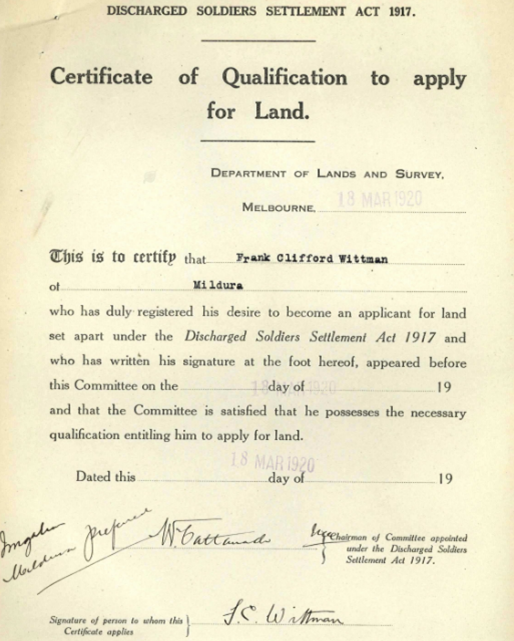 Land Certificate
