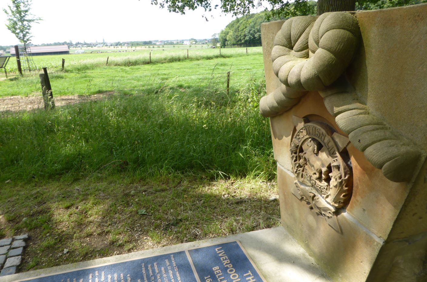 Liverpool Scottish memorial near Ypres