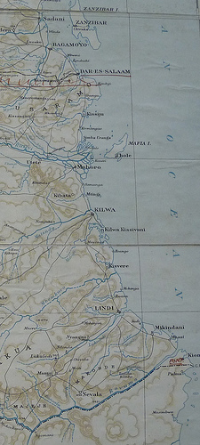 Map Showing Lindi