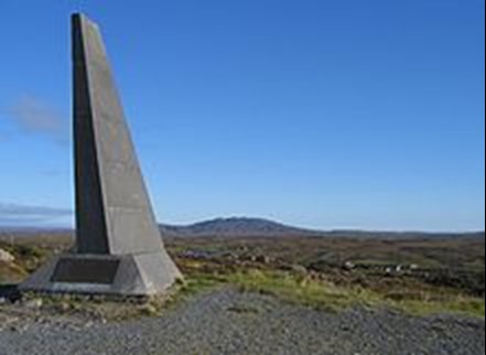 One Of The Memorials Near The Landing Site