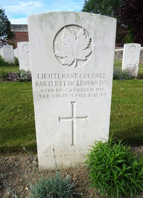 Bartlett Mclennan Headstone