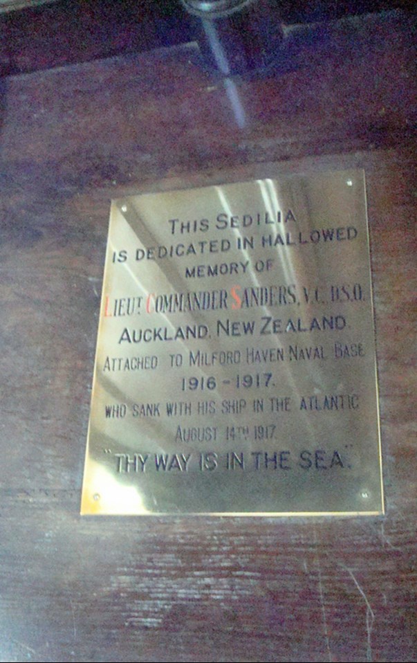 The Memorial In St Katherine’S Church, Milford Haven